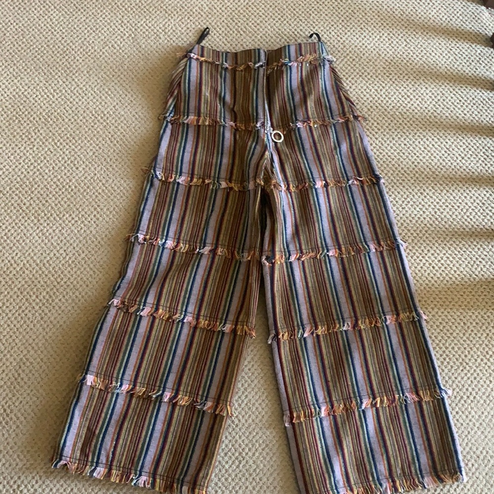 Edun Rainbow wide leg pant